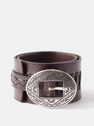 Fortela Carol Braided Leather Belt