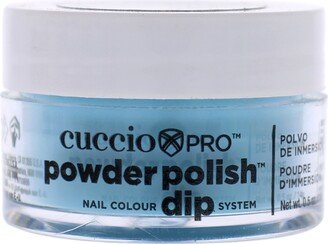 Pro Powder Polish Nail Colour Dip System - Caribbean Sky Blue by Cuccio Colour for Women - 0.5 oz Nail Powder