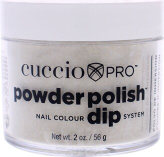 Pro Powder Polish Nail Colour Dip System - Gold With Rimbow Mica by Cuccio Colour for Women - 1.6 oz Nail Powder