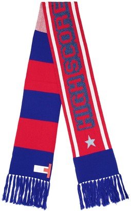 Mascot striped long scarf