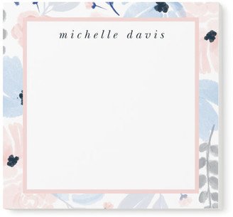 Post-It® Notes: Contemporary Painted Florals Post-It Notes, 3X3, Pink