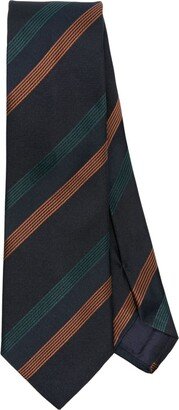 Striped Silk Tie-AA