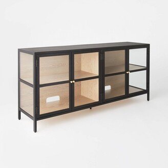 Threshold designed w/Studio McGee Crystal Cove Glass TV Stand for TVs up to 59 - Threshold™ designed with Studio McGee