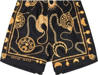 Graphic Printed Swimshorts