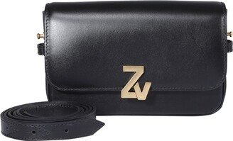 Logo-Plaque Crossbody Bag-AN