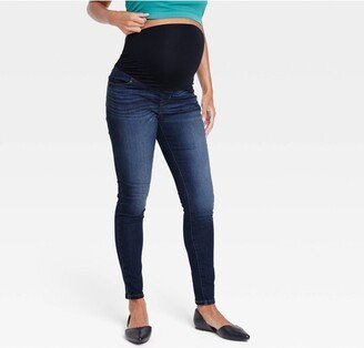 Over The Belly Dark Wash Skinny Maternity Jeans - Isabel Maternity by Ingrid & Isabel™ Dark Wash