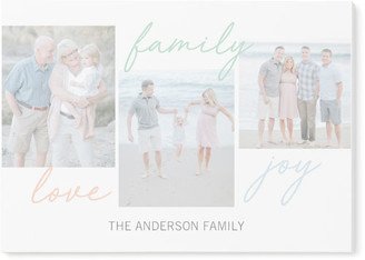 Post-It® Notes: Classic Love Family Joy Post-It Notes, 3X4, White