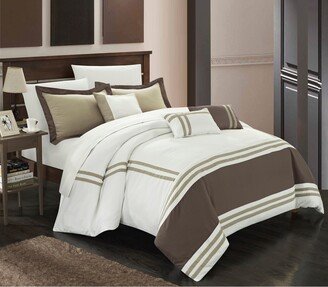 Porch & Den Highland 10-piece Beige Oversized Bed-in-a-Bag Set