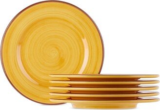 Mario Luca Giusti Yellow Saint Tropez Medium Dinner Plate Set, 6 pcs