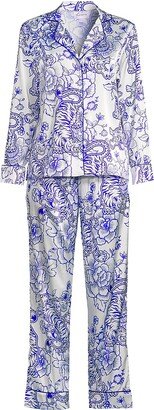 Averie Sleep Floral Two-Piece Long Pajama Set