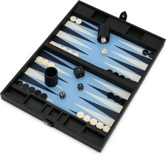 Panama leather backgammon case