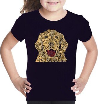 Big Girl's Word Art T-shirt - Dog