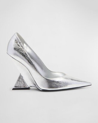 Cheope Metallic Wedge Pumps