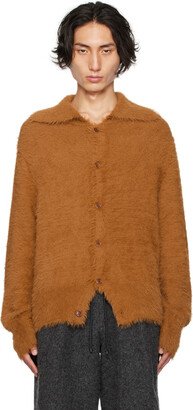 Brown Button Cardigan-AA