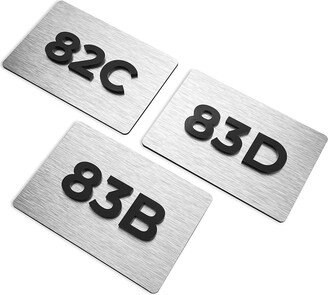 Room Numbers Signs - Apartment Door Hotel Sign Signage Hotels Plate Metal Number Label