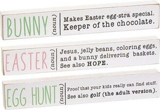 Easter Definition Mini Stick 3 Asstd. - H- 1.00 in. W- 0.50 in. L - 6.00 in.