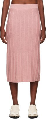 Pink Melk Midi Skirt