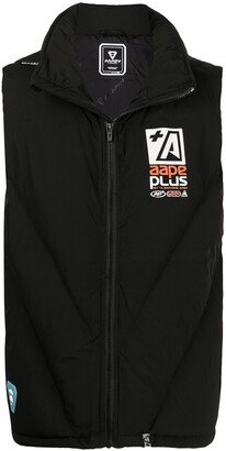 Logo Patch Padded Gilet-AA