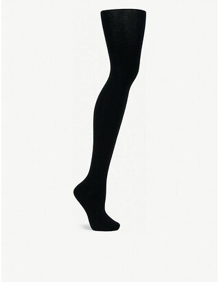 Womens 3009 Black Silk no.2 Tights