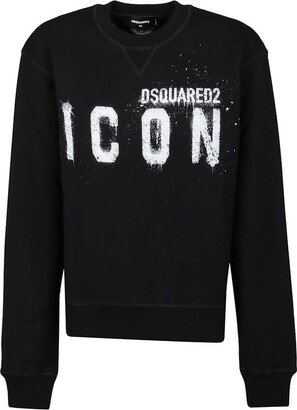 Logo Printed Crewneck Sweatshirt-AC