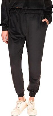 My Time Velour Sweatpants (Black Nite) Women's Casual Pants