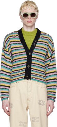 Multicolor Striped Cardigan-AC