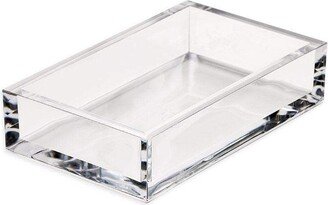 Acrylic Guest Towel Napkin Holder in Crystal Clear