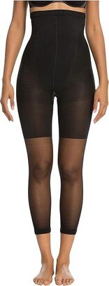 for Women Original High-Waisted Footless Pantyhose (Black) Hose