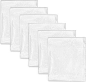 Juvale 6-Pack of 1 mil Clear Plastic Drop Cloths for Painting, Furniture Protection, Disposable Painters Tarp, Waterproof Sheeting, 9 x 12 Ft