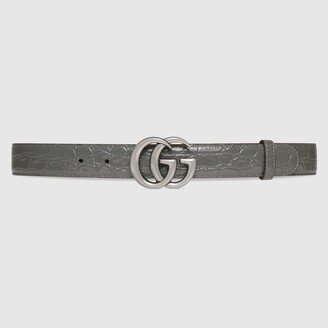 GG Marmont caiman belt