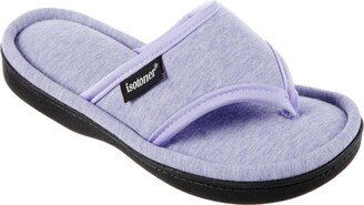 Isotoner Signature Women's Jersey Cambell Thong Slippers