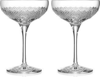 x Luther Vandross Set of 2 Champagne Coupes (280ml)