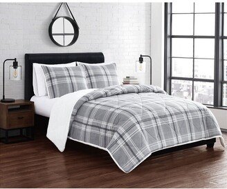 Cozy Teddy Plaid B Comforter Set