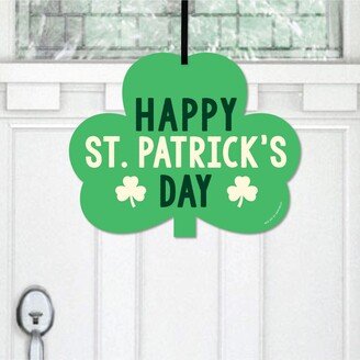 Big Dot Of Happiness St. Patrick's Day - Saint Patty's Day Party Outdoor Front Door Decor 1 Pc