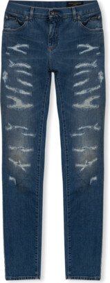 Distressed Jeans - Blue-AI