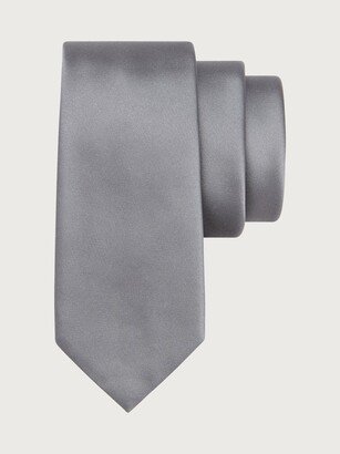 Man Silk tie Grey