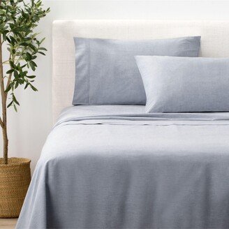 mDesign Nate Home by Nate Berkus Chambray Sheet Set - Full, 4 Piece Set