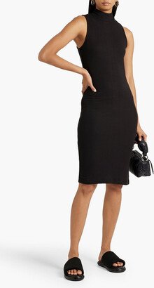 Ribbed stretch-modal dress