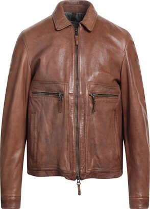 THE JACK LEATHERS Jacket Brown-AA