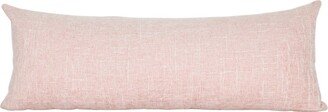 Pink Blush Extra Large Lumbar Cover Pillow| Handwoven Pillow Covers| Adorable