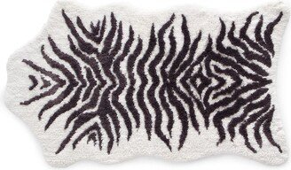 Graccioza Mountain Zebra Bath Rug, 35 x 59