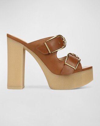 Garrick Dual Buckle Platform Sandals