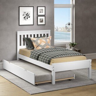 Donco Twin Contempo Bed in White