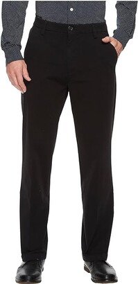 Classic Fit Workday Khaki Smart 360 Flex Pants (Black) Men's Clothing