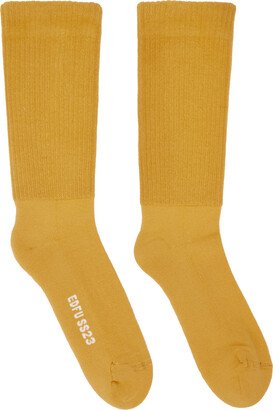 Yellow Mid-Calf Socks