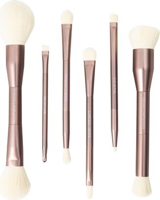 Luxury Sustainable Dual-Ended Makeup Brush Set