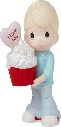 222002 You Bake Me Happy Blond Boy Porcelain Figurine