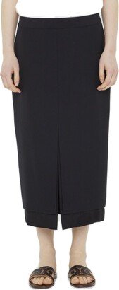 Benett Front-Slit Midi Skirt