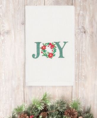 Linum Home Christmas Joy 100 Turkish Cotton Hand Towels