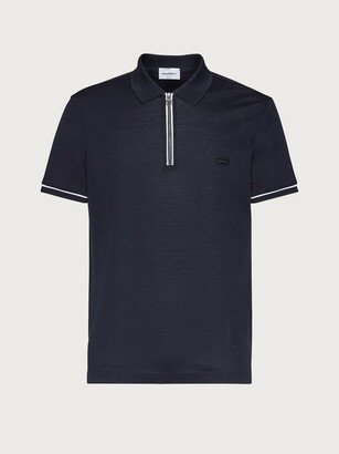 Man Polo Navy blue/White